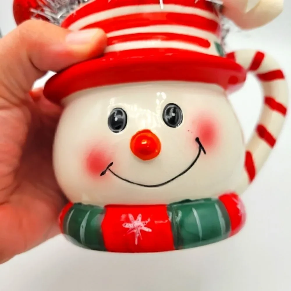 Vintage Frosty the Snowman Christmas Mug Assemblage